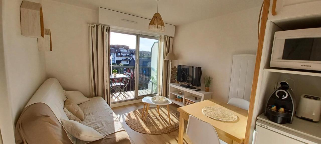 T2 Cosy/Balcon Sud Ouest/300M-Mer/Villers Sur Mer Kültér fotó